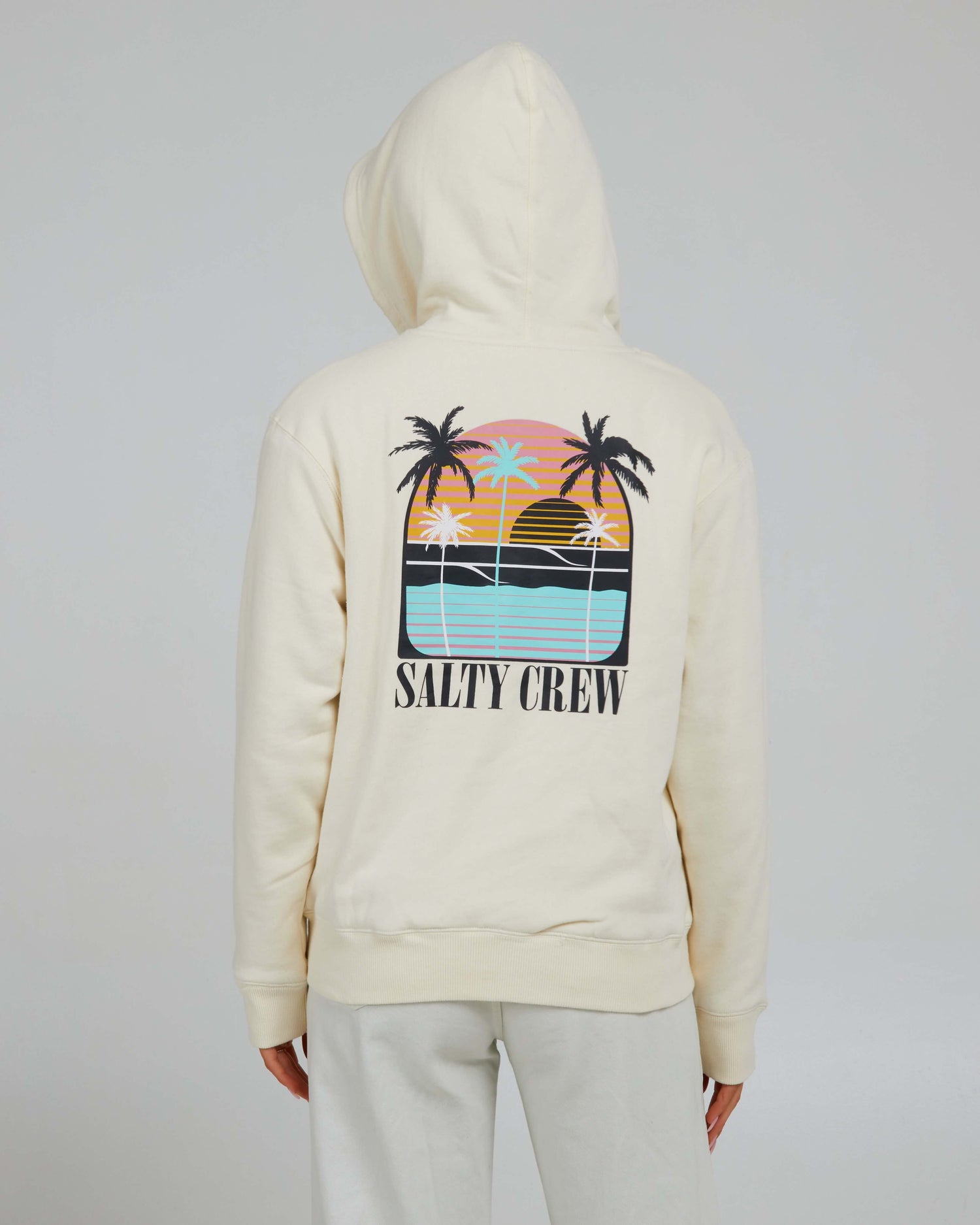 Salty Crew Mujer - Shades Sherpa Zip Hoody - Bone