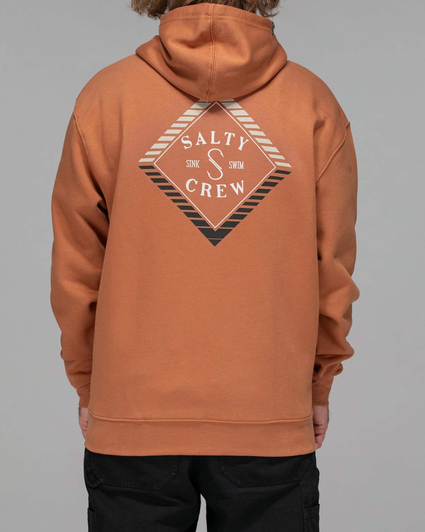 Salty crew FLEECE STANDARD FADED ZIP FLEECE - SIERRA em SIERRA