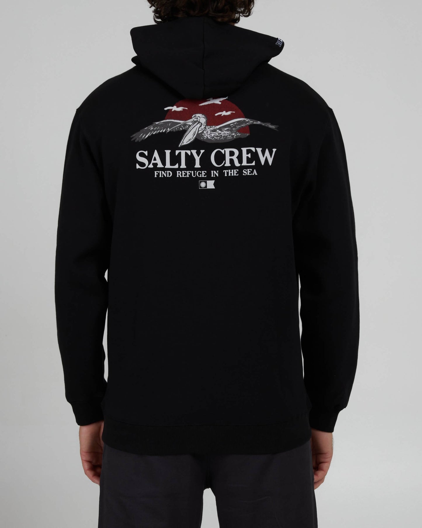 Salty Crew Uomini - Cappuccio Soarin Fleece - Black