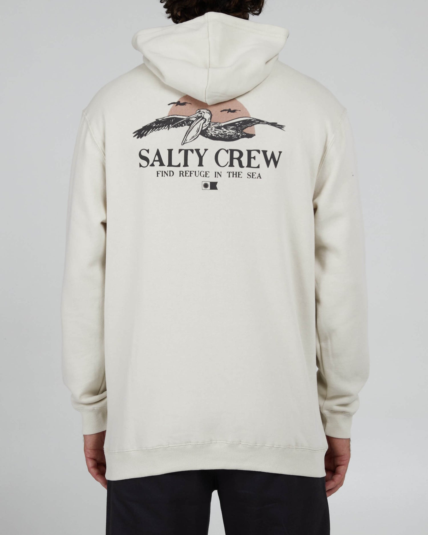 Salty Crew Uomini - Cappuccio Soarin Fleece - Bone