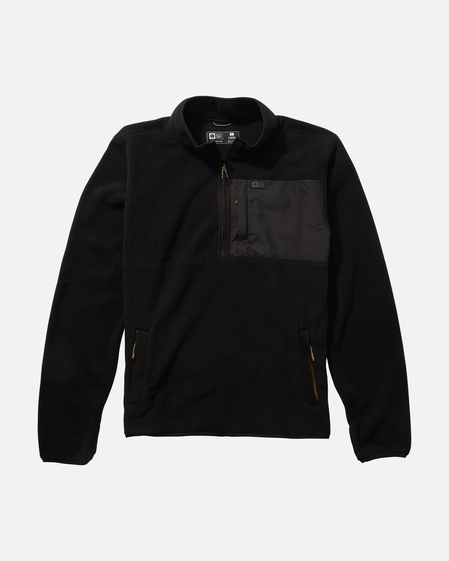 Salty Crew Homem - Swellter Polar Half Zip - Black