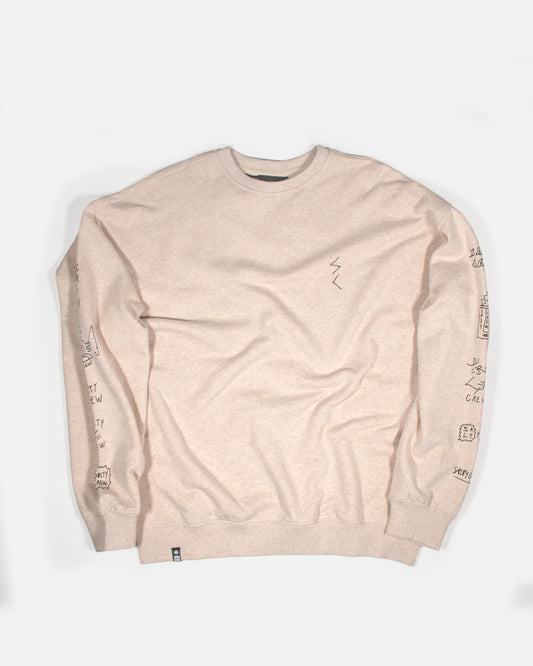 Reel Lb Crewneck - Oatmeal Heather