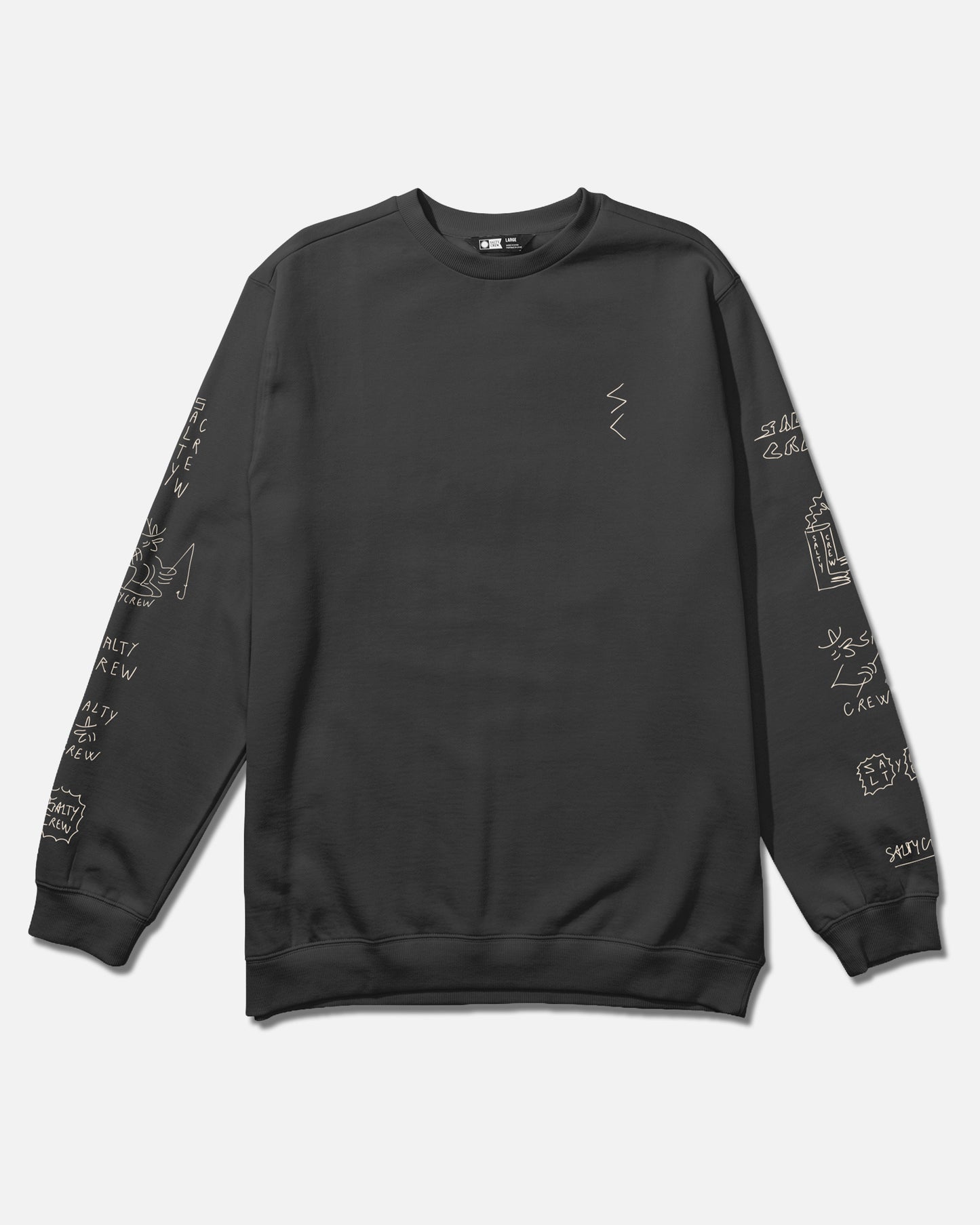Reel Lb Crewneck - Pirate Black