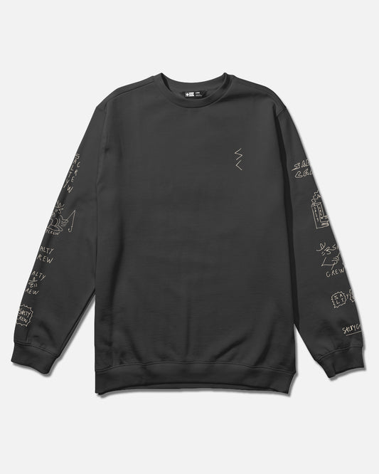 Reel Lb Crewneck - Pirate Black