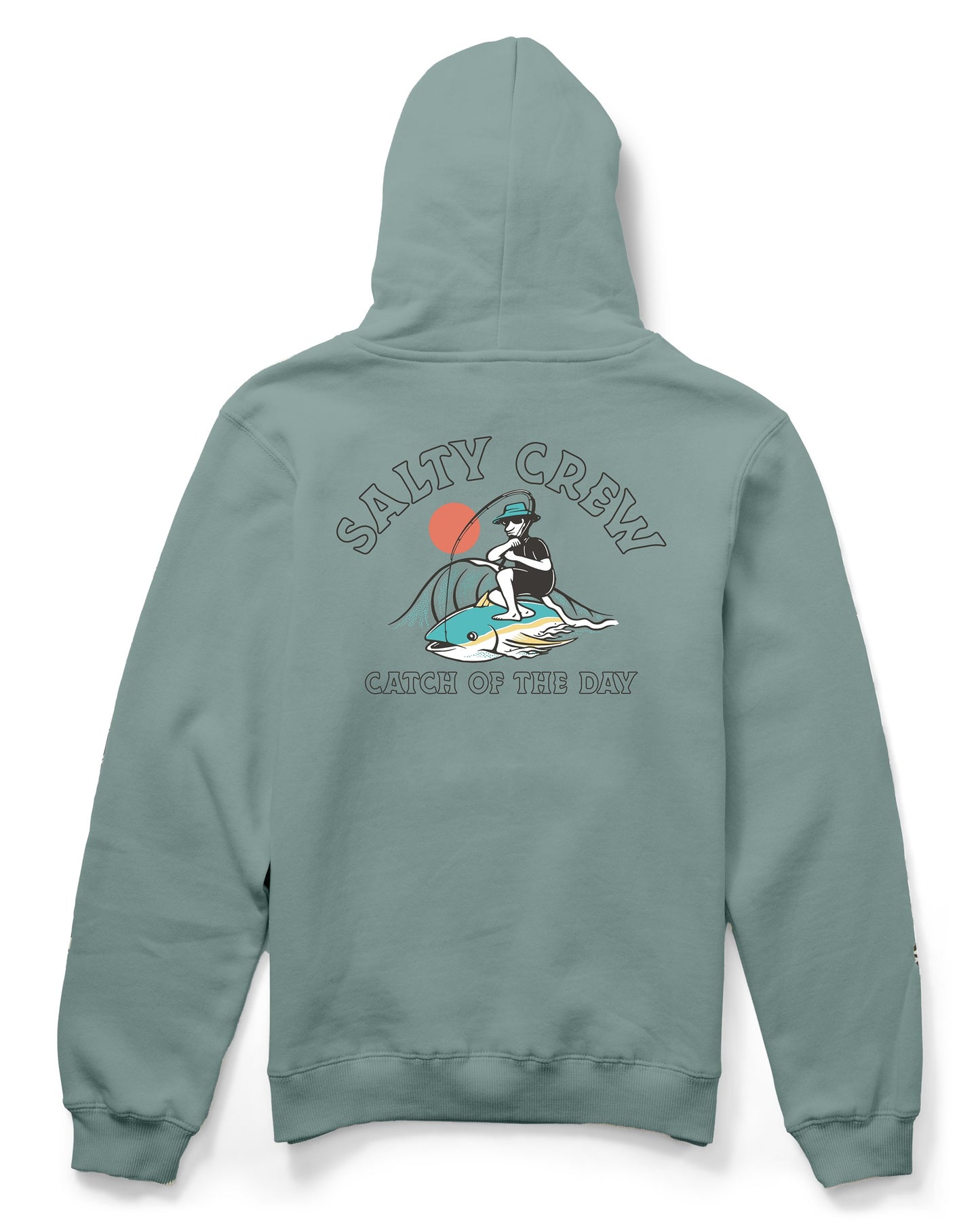 Salty Crew Boys - Catture del giorno Boys Hood Fleece - Sgombro