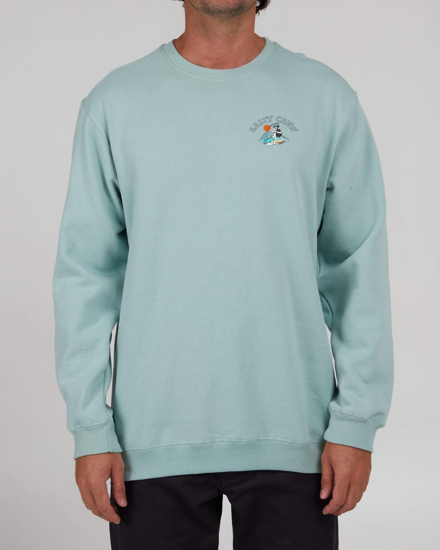 Salty Crew Homens - Catch Of The Day Crew Fleece - Cavala