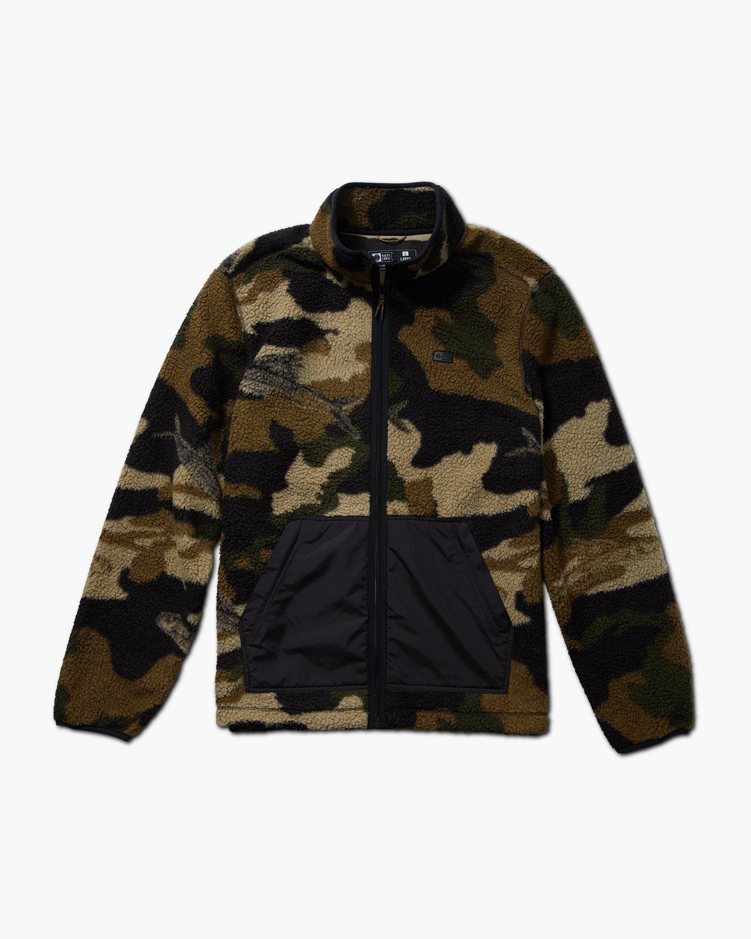 North face sherpa jacket camo best sale