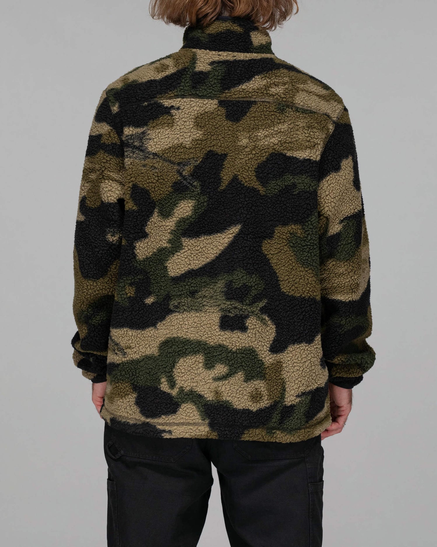 Salty crew FLEECE PILHA ALTA PERSONALIZADA SHERPA ZIP - Camo em Camo