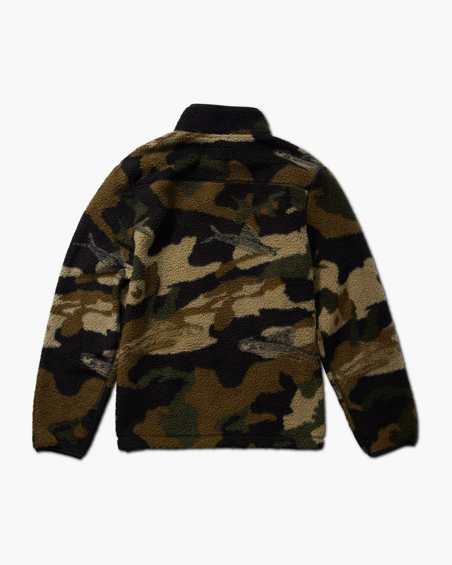 Vista posteriore di Swellter High Pile Camo Sherpa Zip