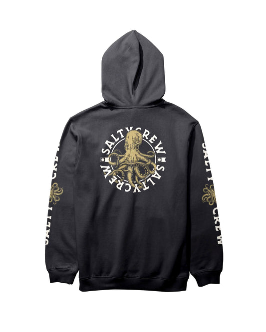 Tentacles Hooded Fleece - Black
