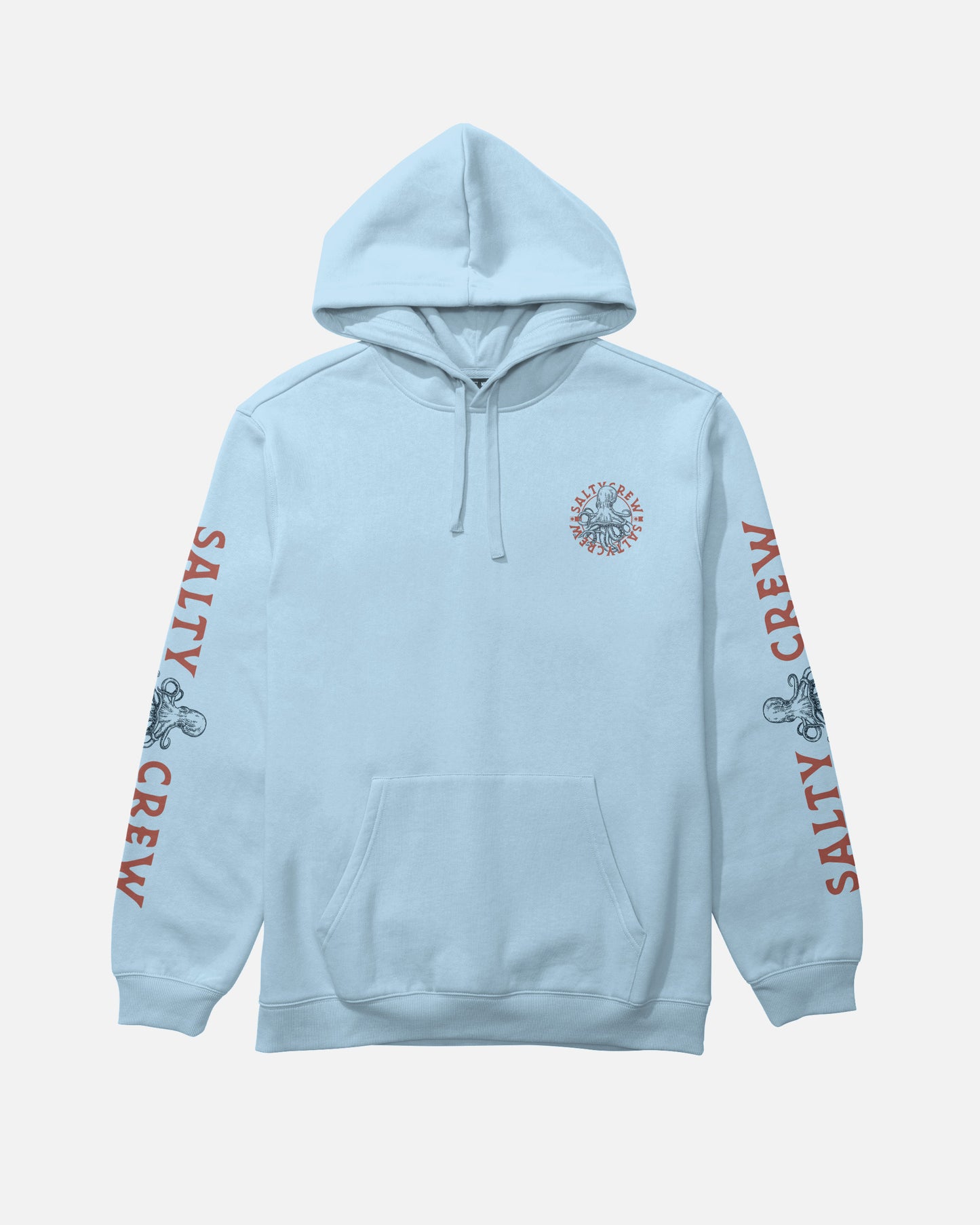 Tentacles Hooded Fleece - Clear Sky