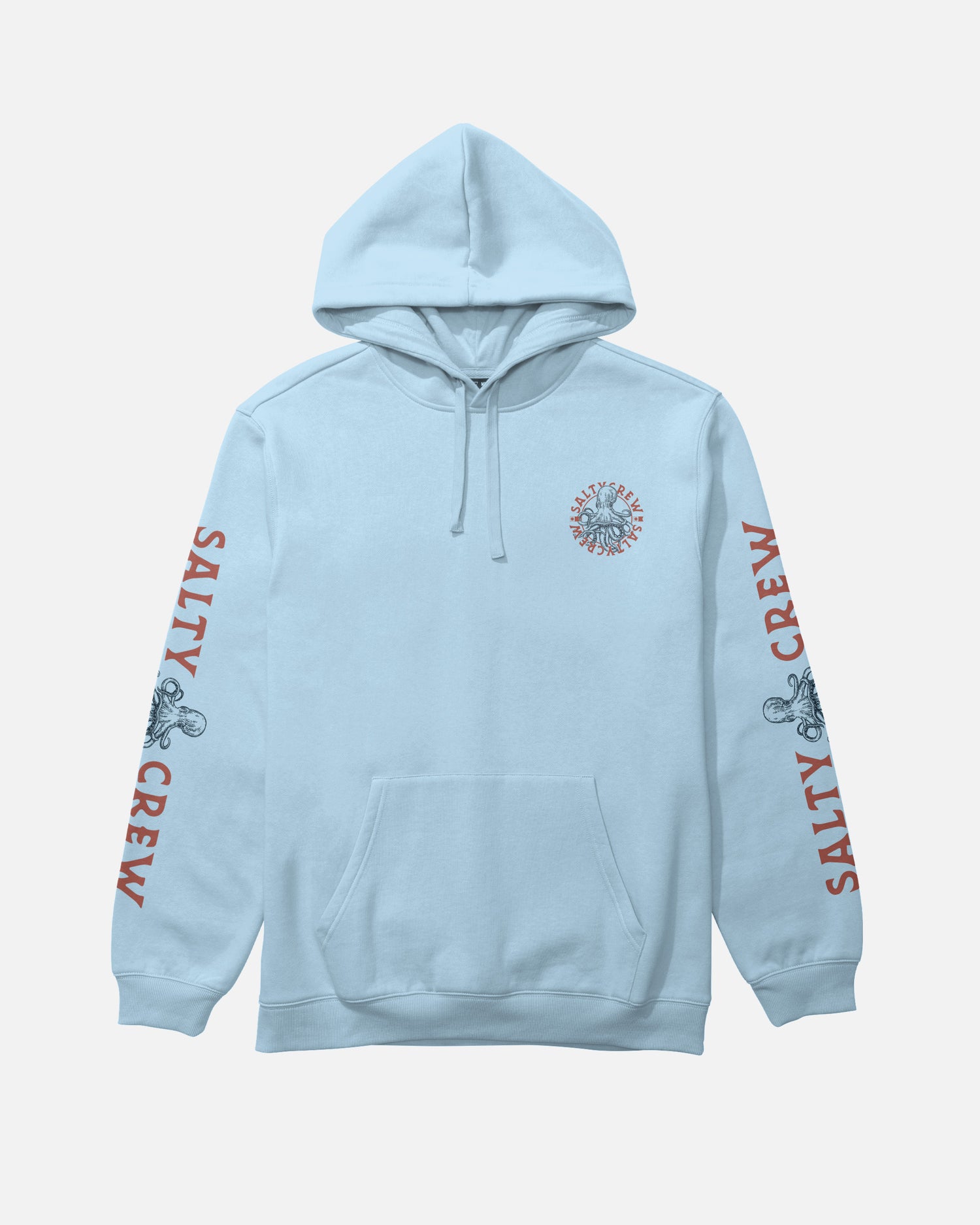 Tentacles Hooded Fleece - Clear Sky