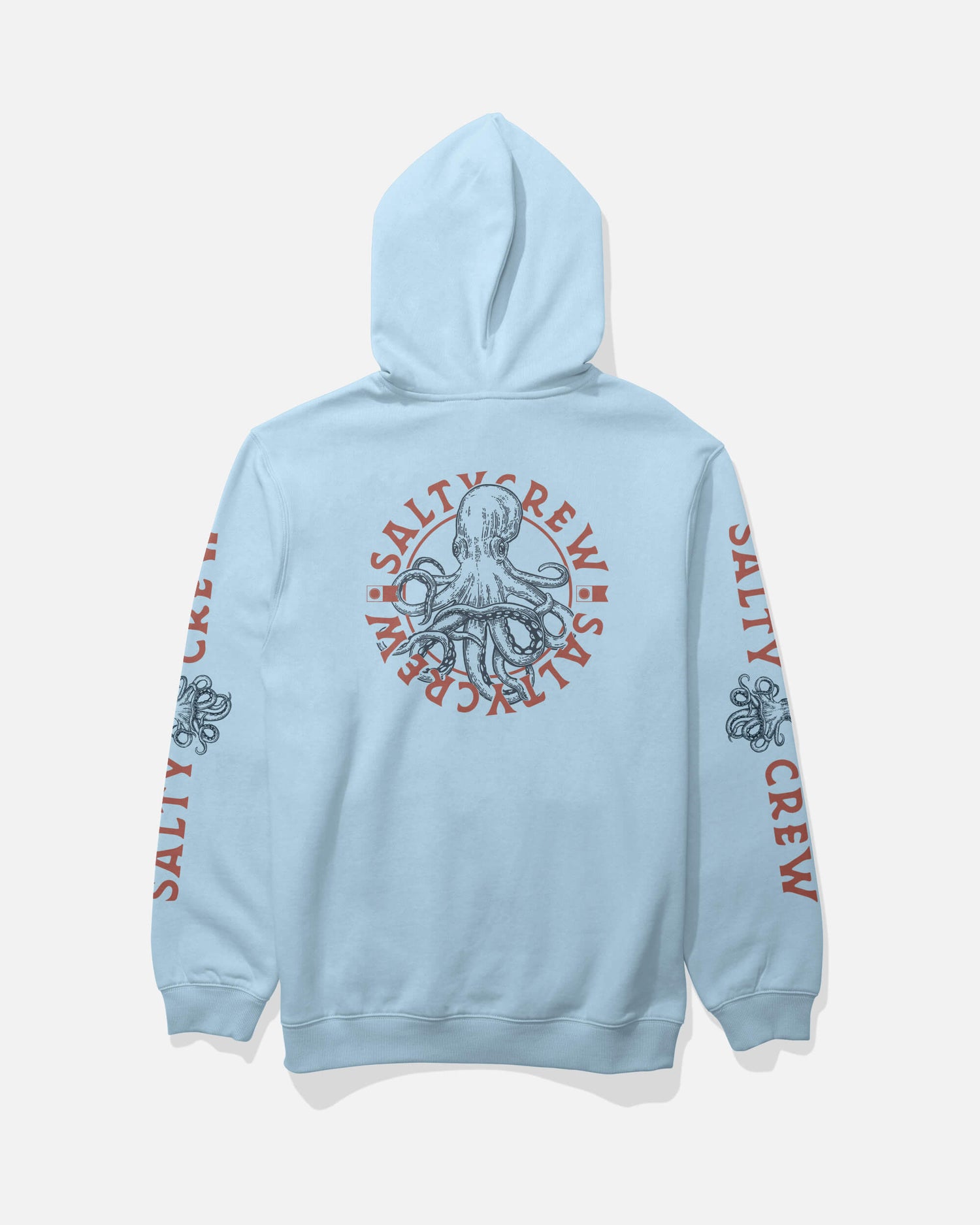 Tentacles Hooded Fleece - Clear Sky