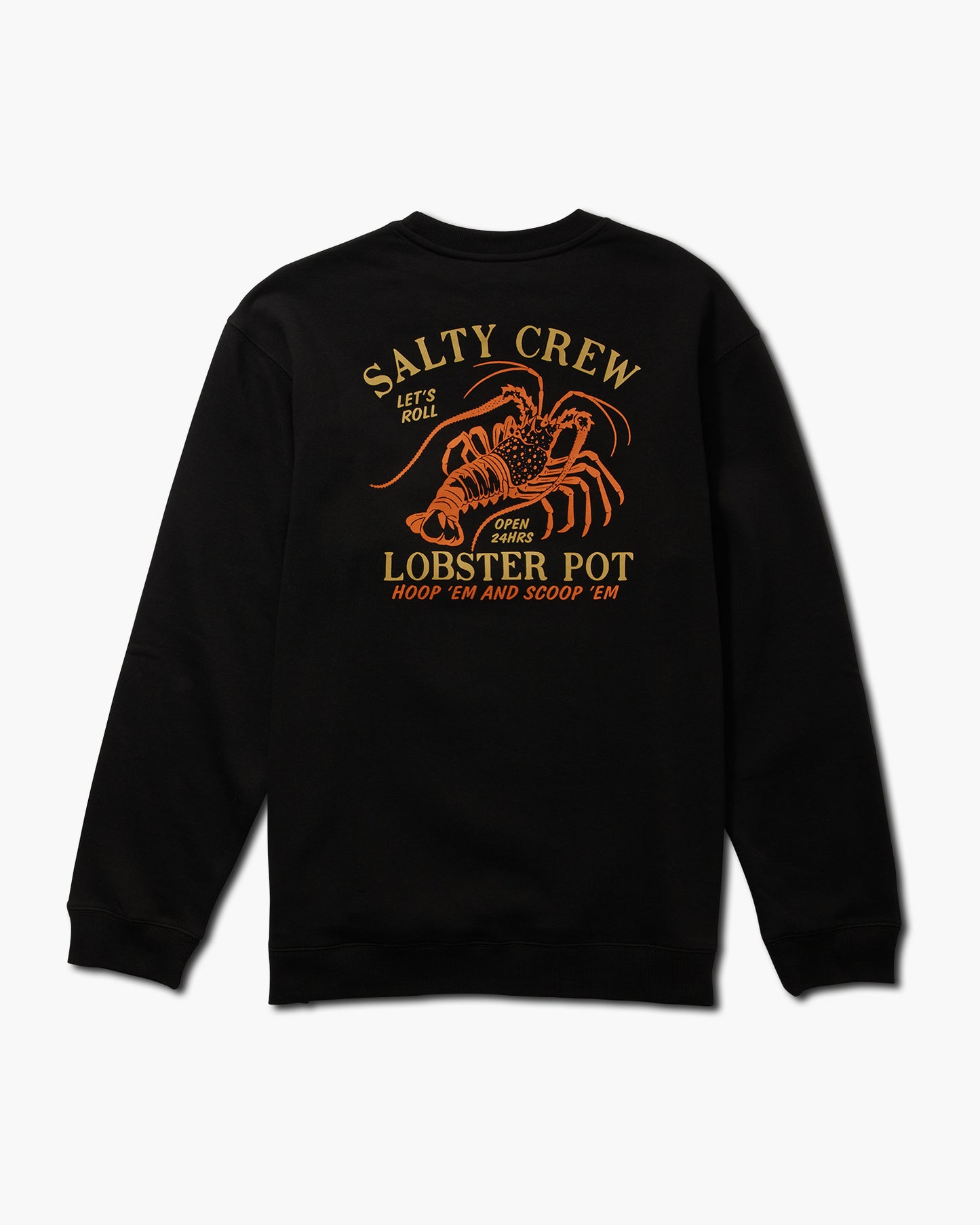 Lobster Pot Crew Fleece - Black