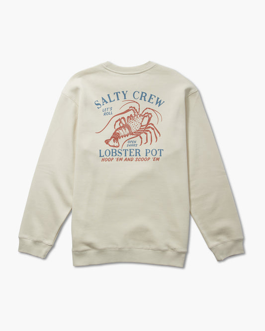 Lobster Pot Crew Fleece - Bone