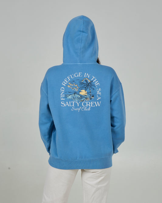 Surf Club Zip Hoody - Marine Blue