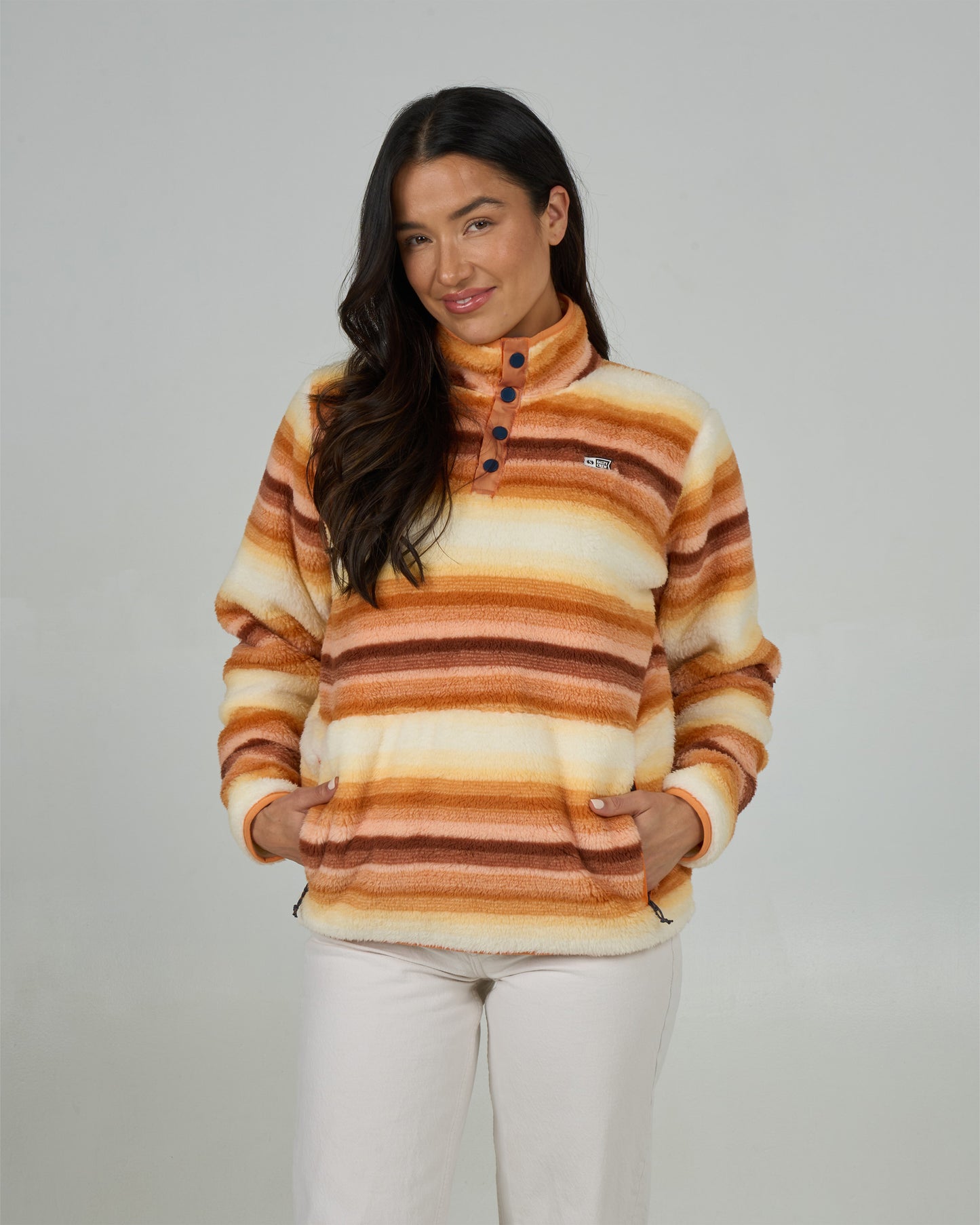 Calm Seas Pullover - Peach Fizz