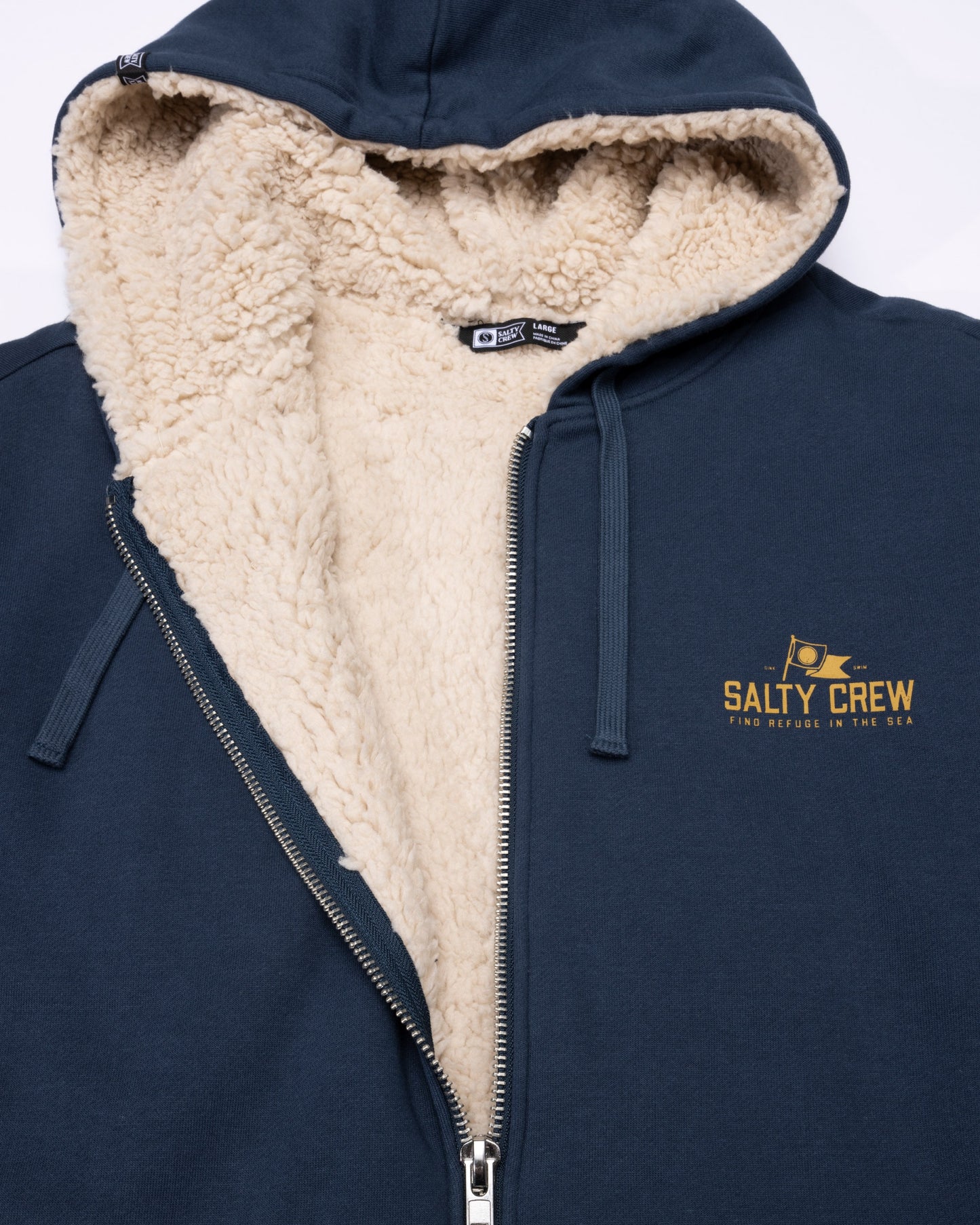 Coastal Sherpa Fleece - Midnight Navy