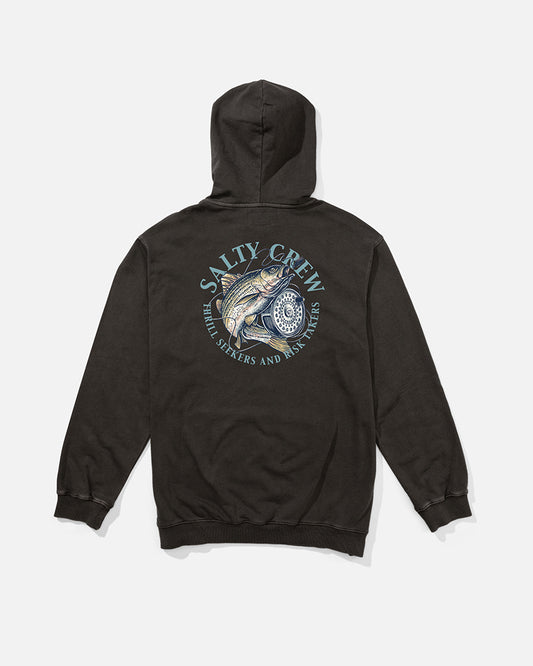 Reel Fly Vintage Hood Fleece - Vintage Black