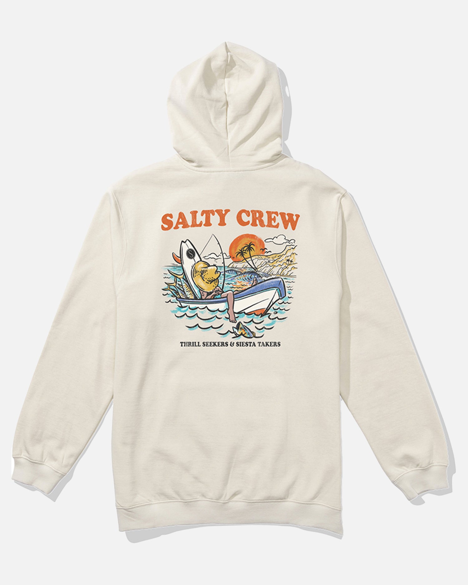 Downtime Hood Fleece - Moonbeam