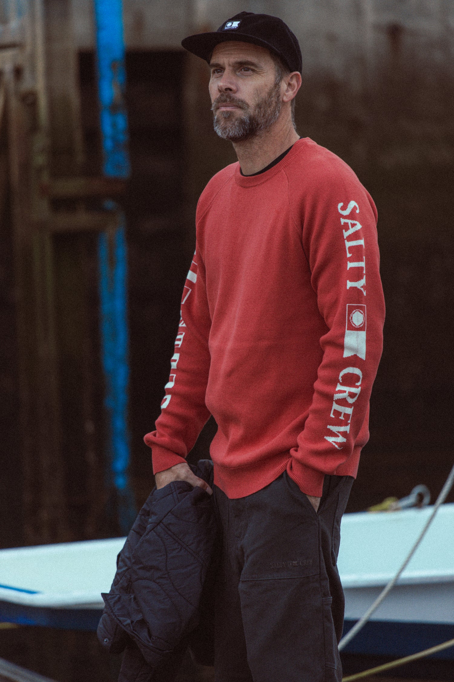 Alpha Knit - Washed Red