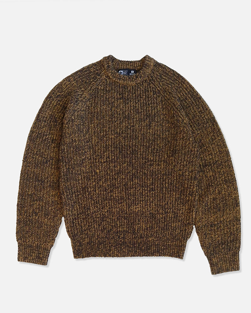 Harbor Fishermans Knit - Friar Brown Heather