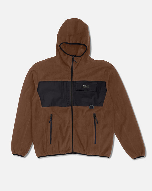 Tundra Polar Fleece Hood - Friar Brown