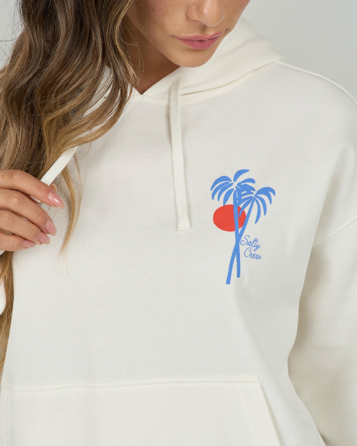 Geo Palm Hoody  - Off White