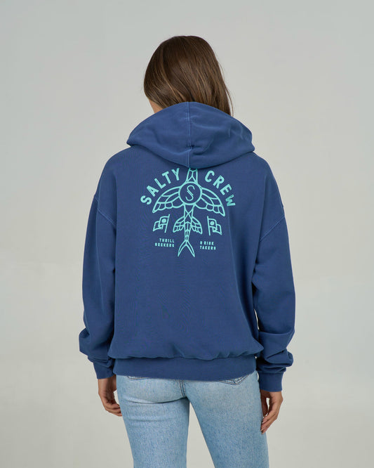 Flying High Hoody  - Navy
