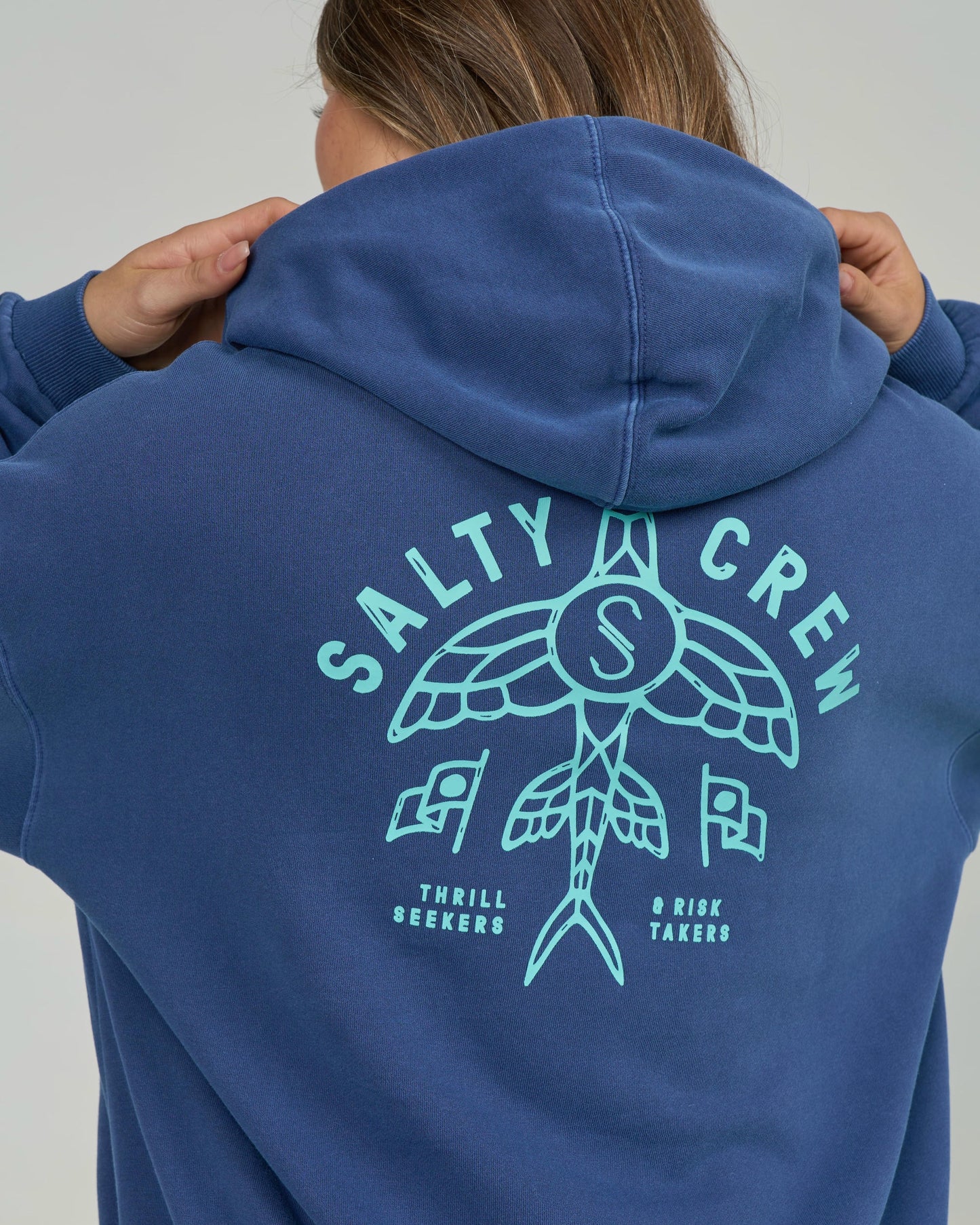 Flying High Hoody  - Navy