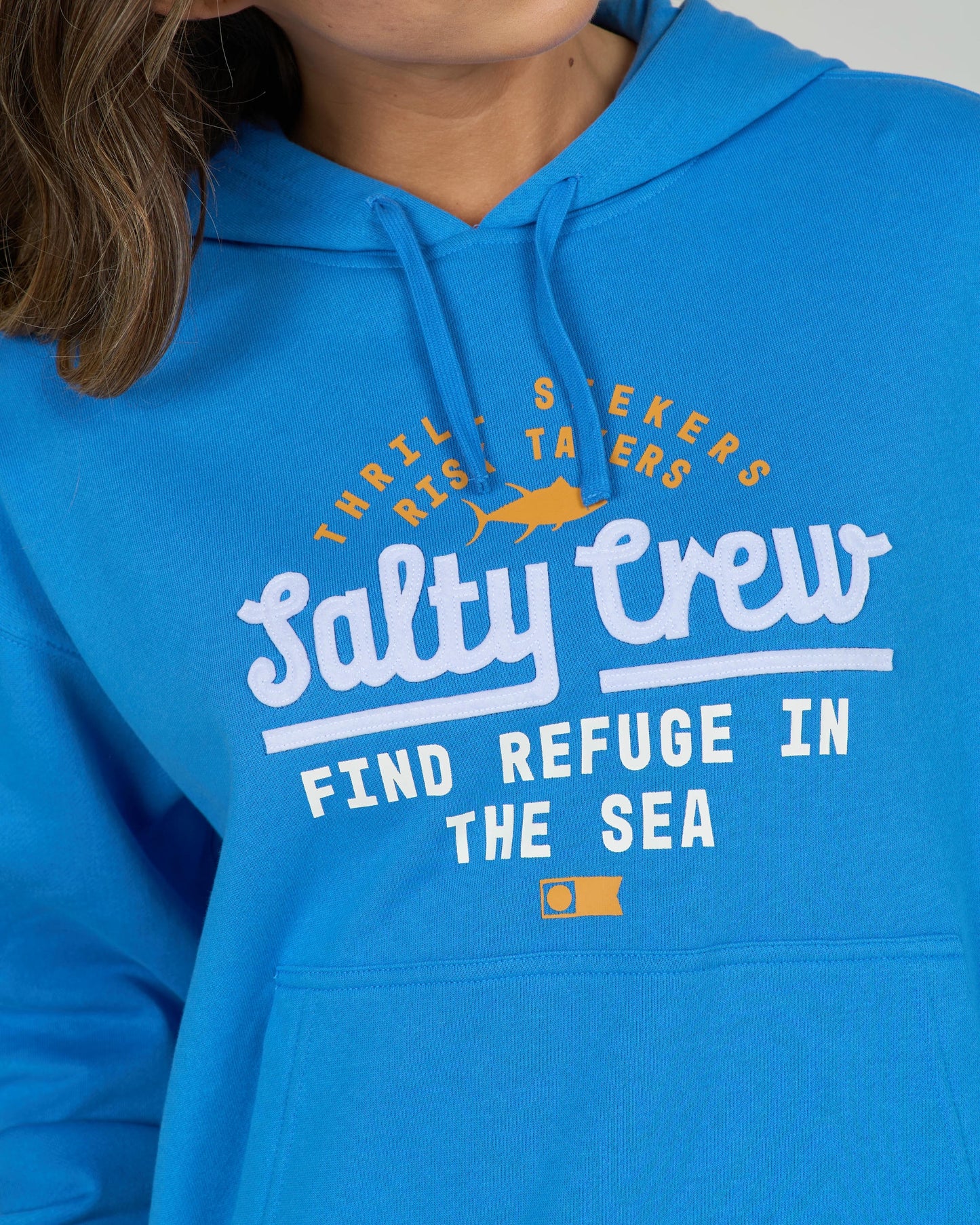 Unscripted Hoody  - Bold Blue