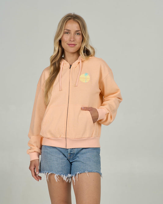 Simplicity Zip Hoody - Apricot