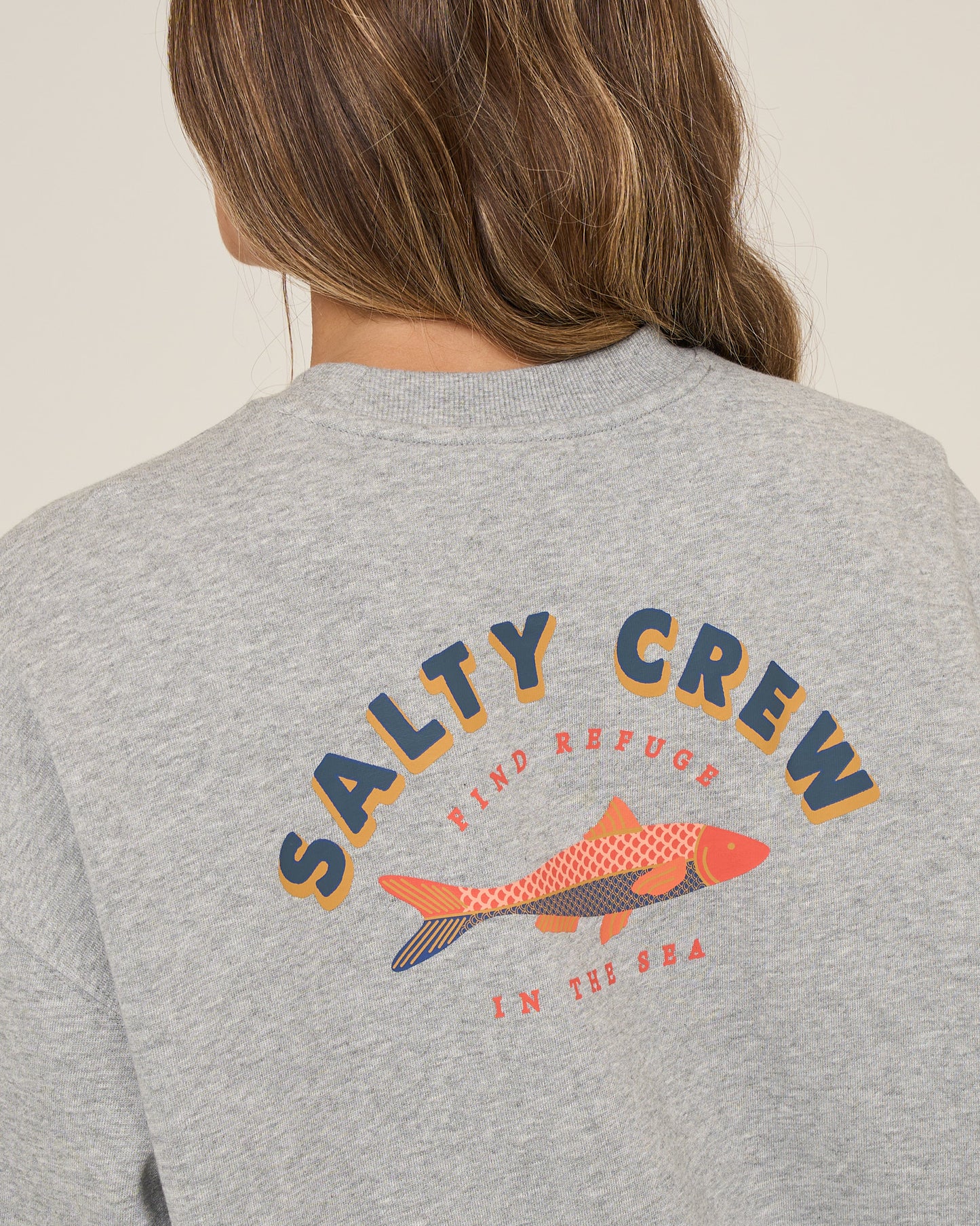 Salty Sardine Crew - Athletic Heather