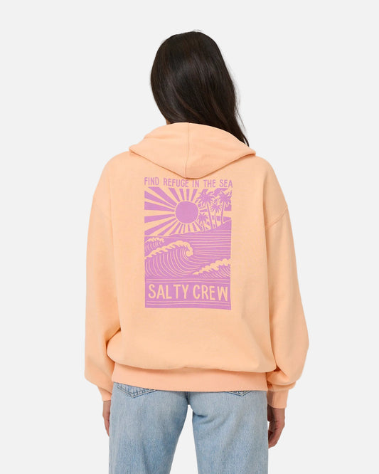 Rise And Smile Hoody - Apricot