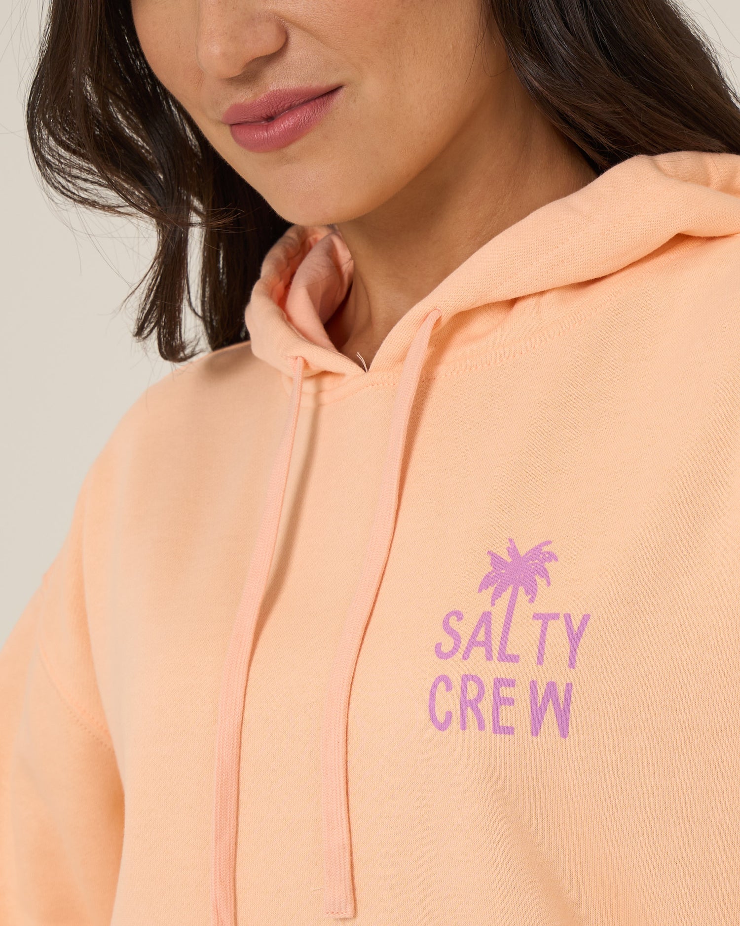 Rise And Smile Hoody - Apricot