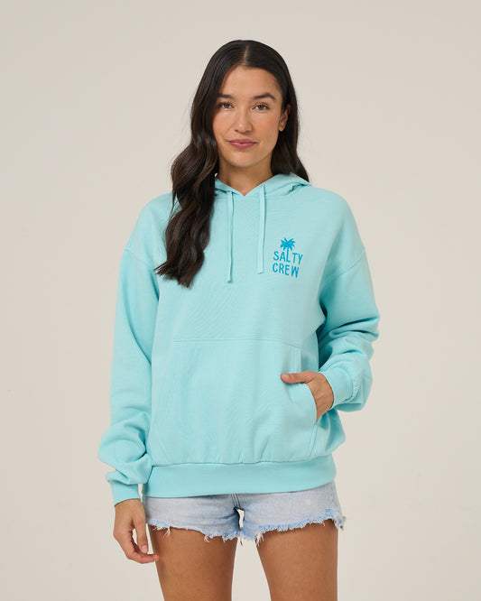 Rise And Smile Hoody - Aquamarine