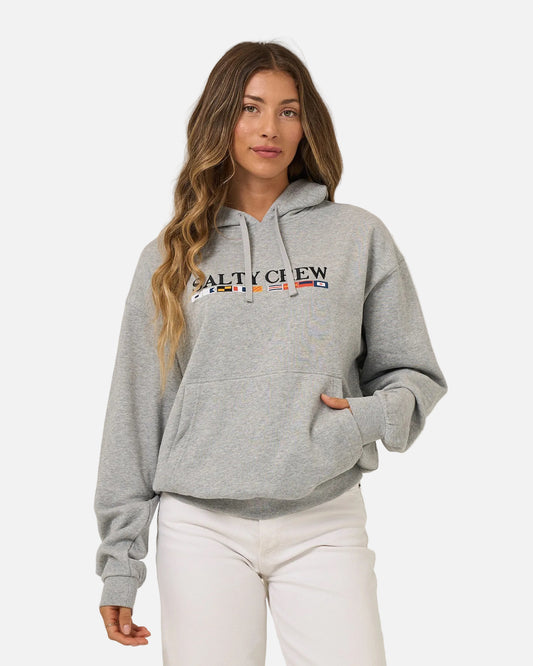 Flag Hoodie - Athletic Heather