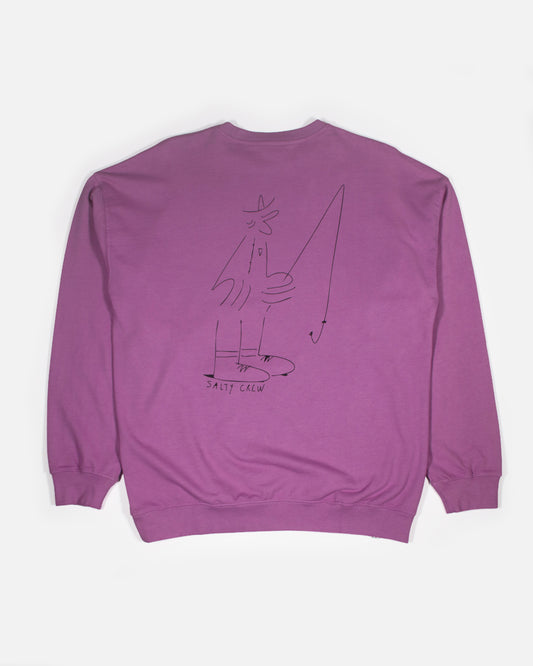 Swivel Lb Crewneck - Purple