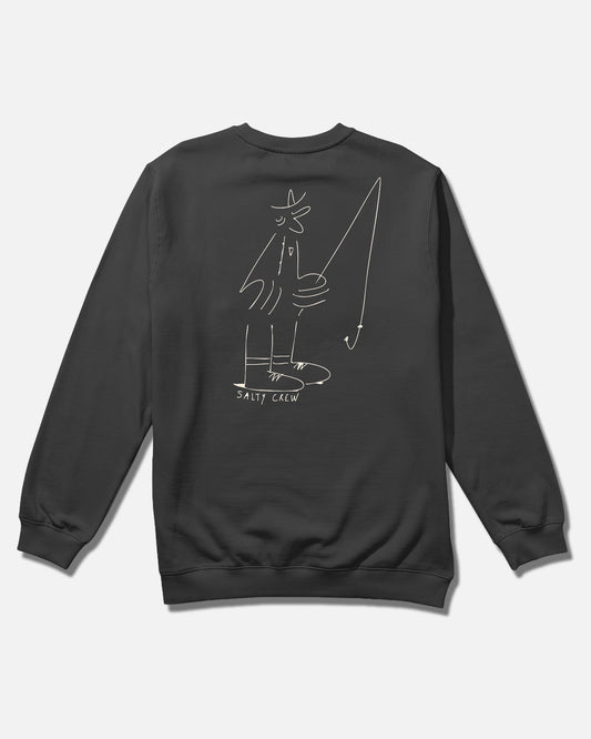 Swivel Lb Crewneck - Pirate Black
