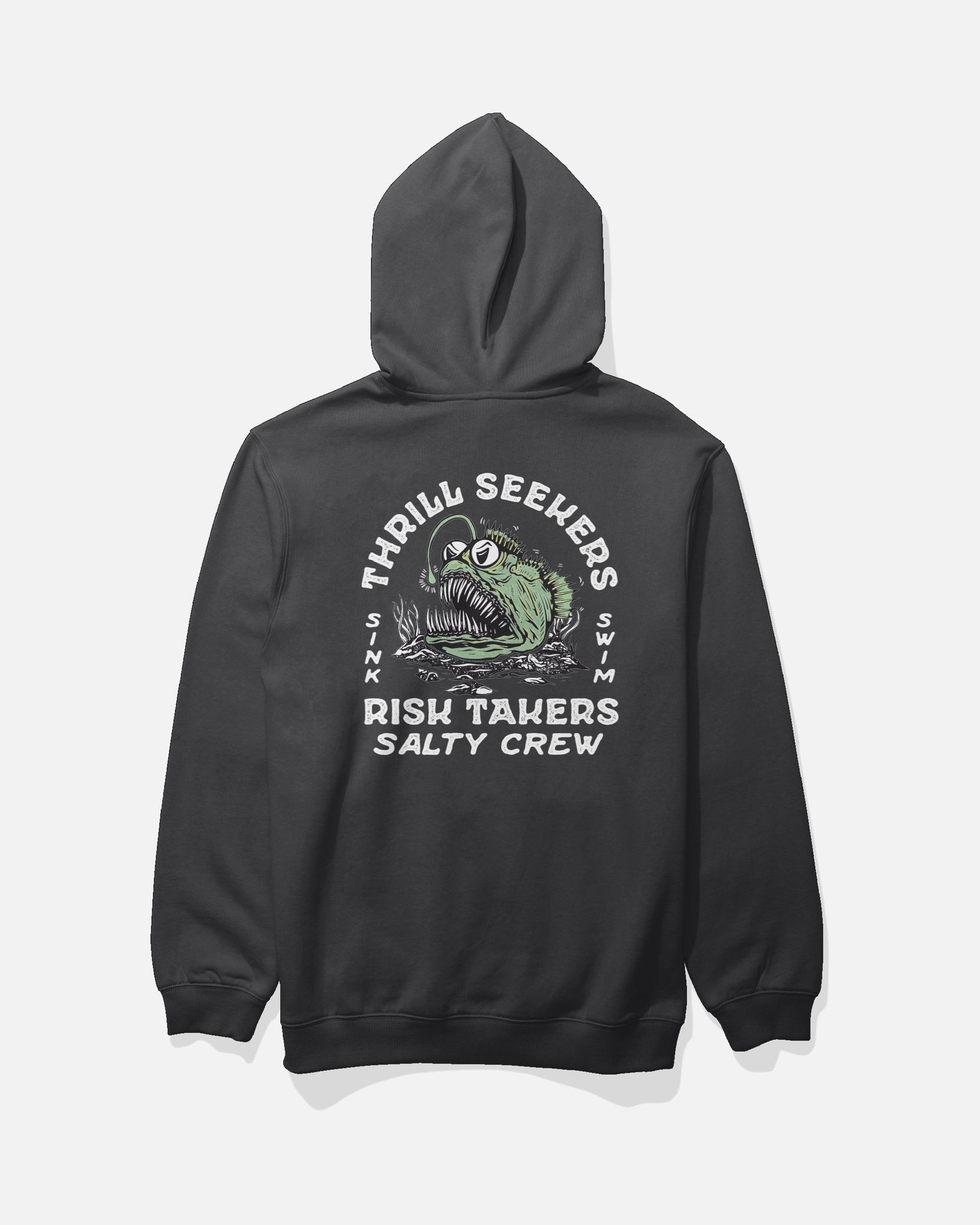 Angler Fish Monst Hoodie - Black