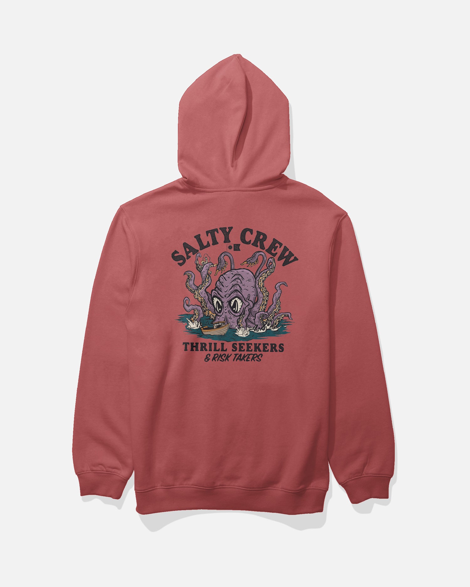 Kraken Monst Hoodie - Washed Red