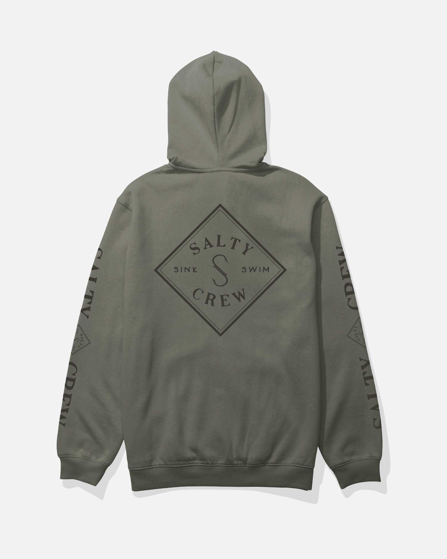 Tippet Hood Fleece - Dusty Olive