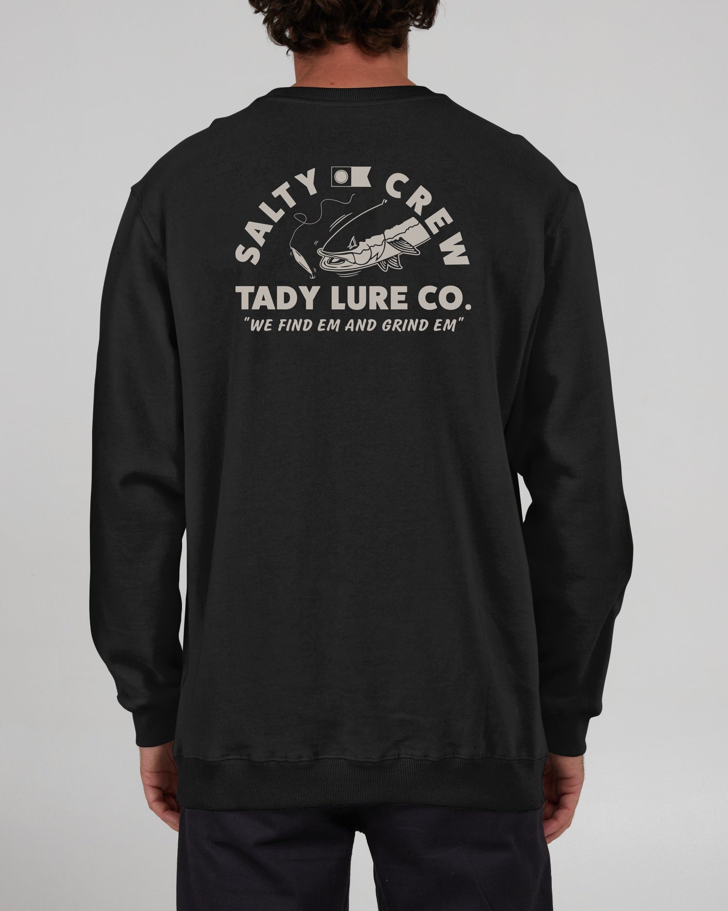 Salty Crew Uomo - Tady Vintage Crew Fleece - Pigmento Black