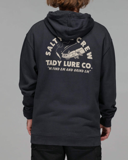 Salty crew FLEECE STANDAARD TADY VINTAGE HOOD FLEECE - Pigment Black in Pigment Black