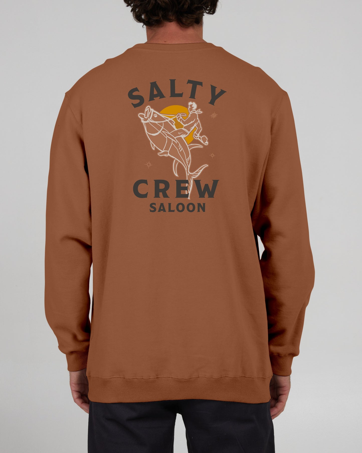 Salty Crew Heren - Saloon Crew Fleece - Sierra