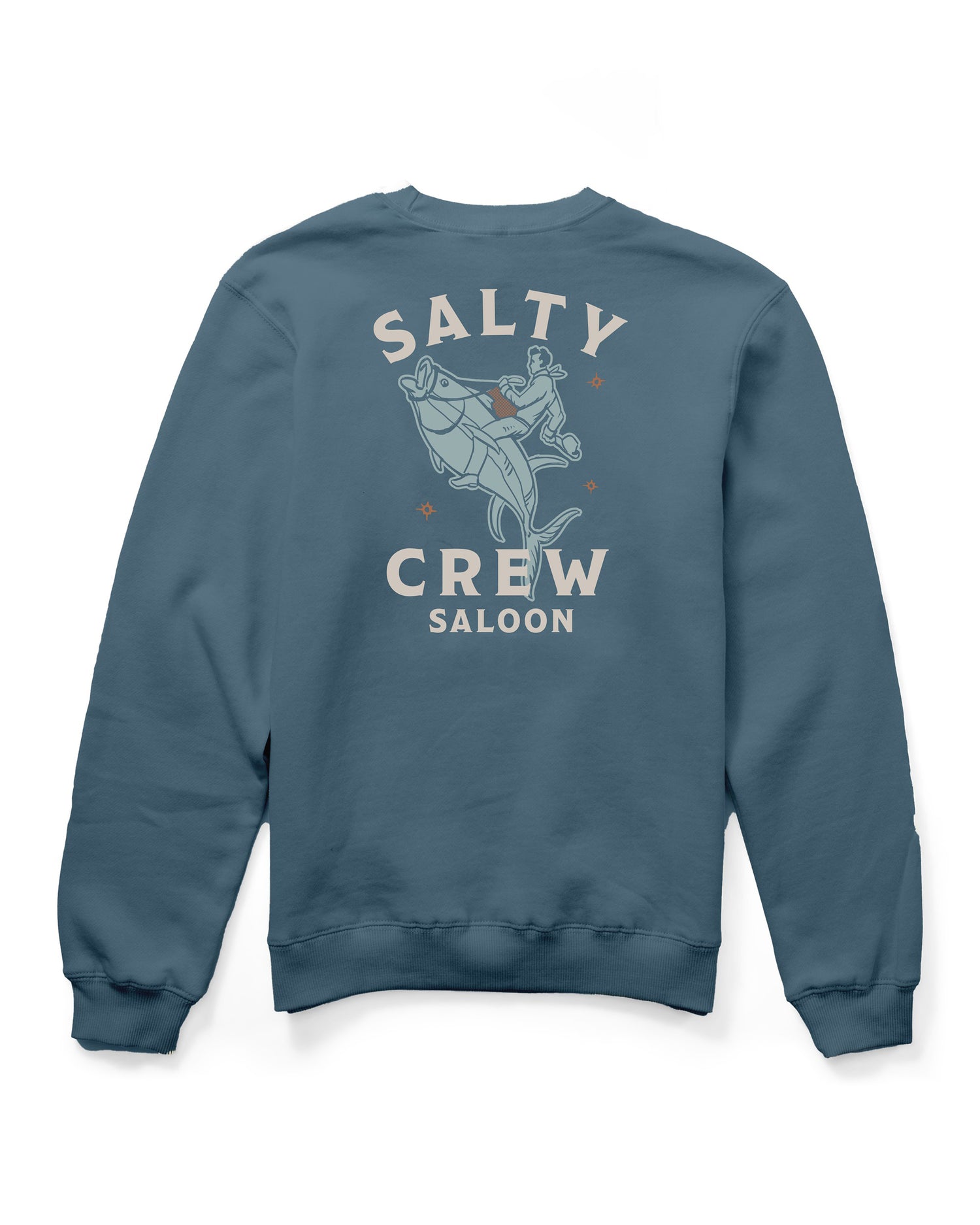 Salty Crew Boys - Saloon Boys Crew Fleece - Leisteen