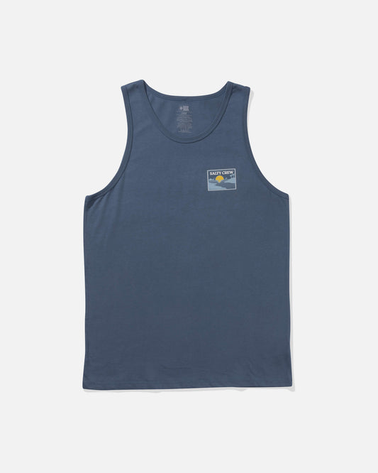 Salty crew TANK STANDARD Reflection Tank - Slate in Slate