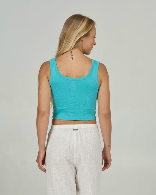 Out To Sea Tank - Turquoise