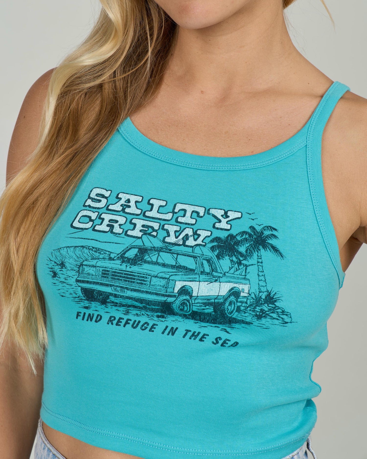 Truck Stop Tank - Turquoise