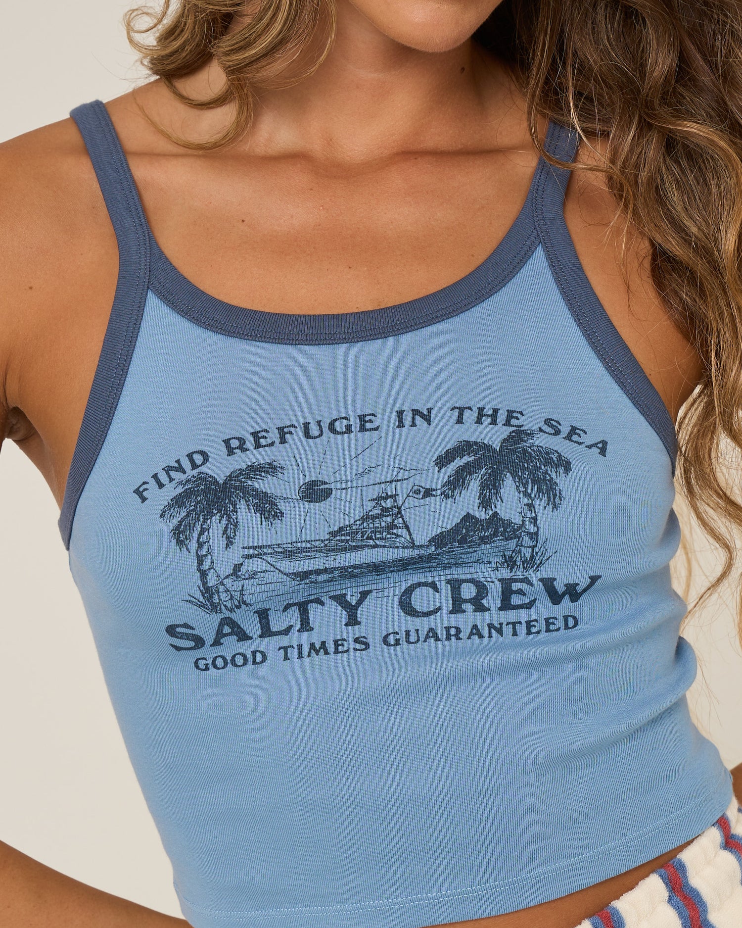 Charter Tank - Ash Blue
